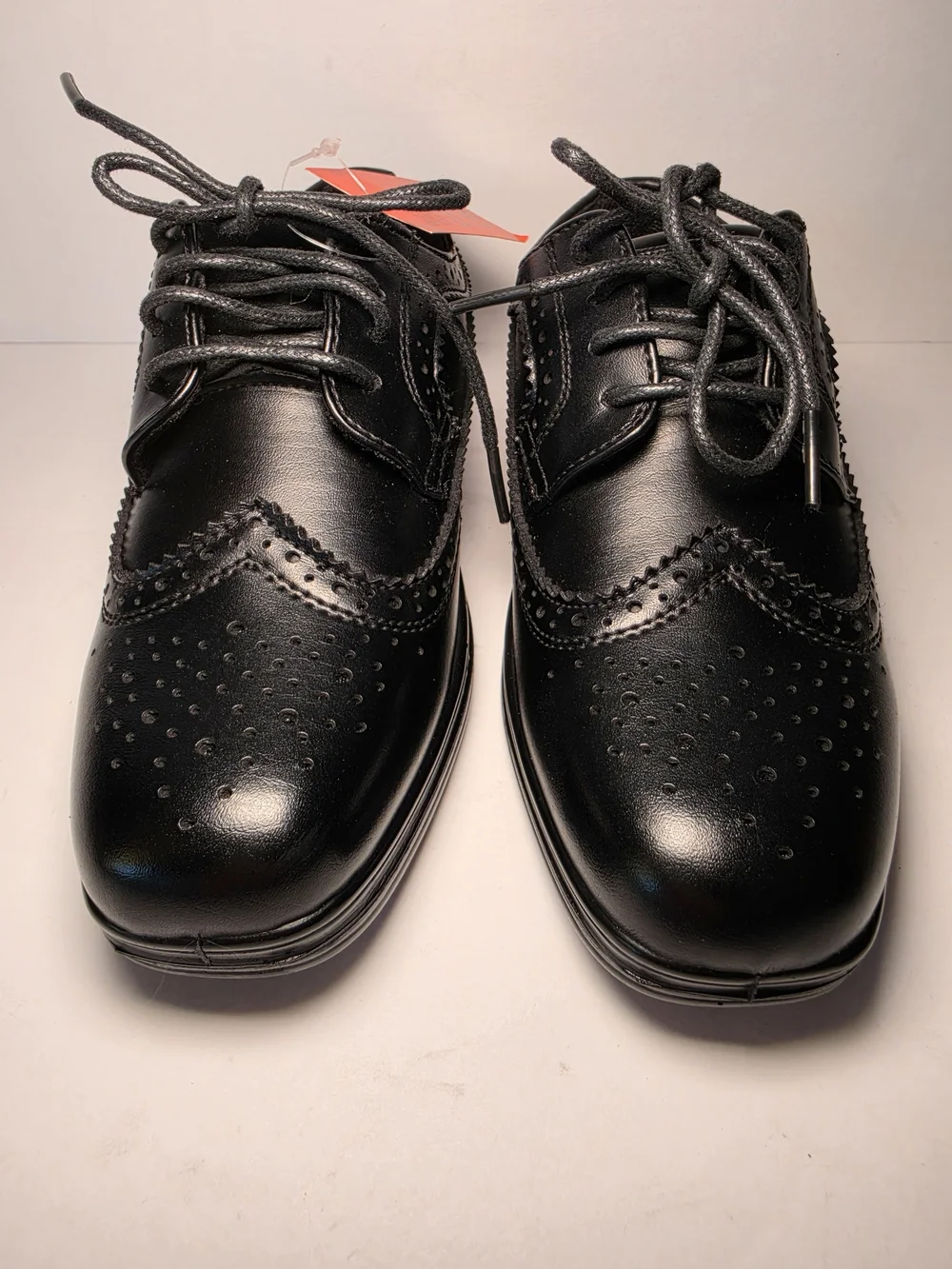 Deer Stags Black Boys’ Wingtip Dress Shoes